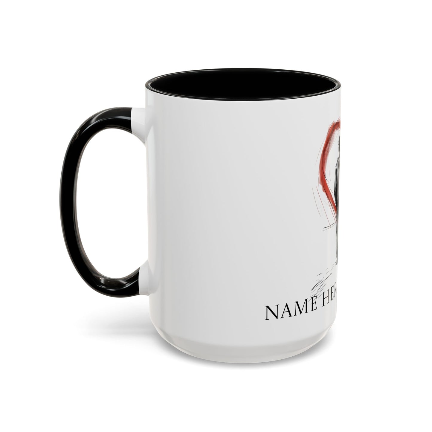 Customized Love Mugs for Two - A Romantic Home Accent for Coffee Connoisseurs - Unique Home Decor, Valentines Day Present