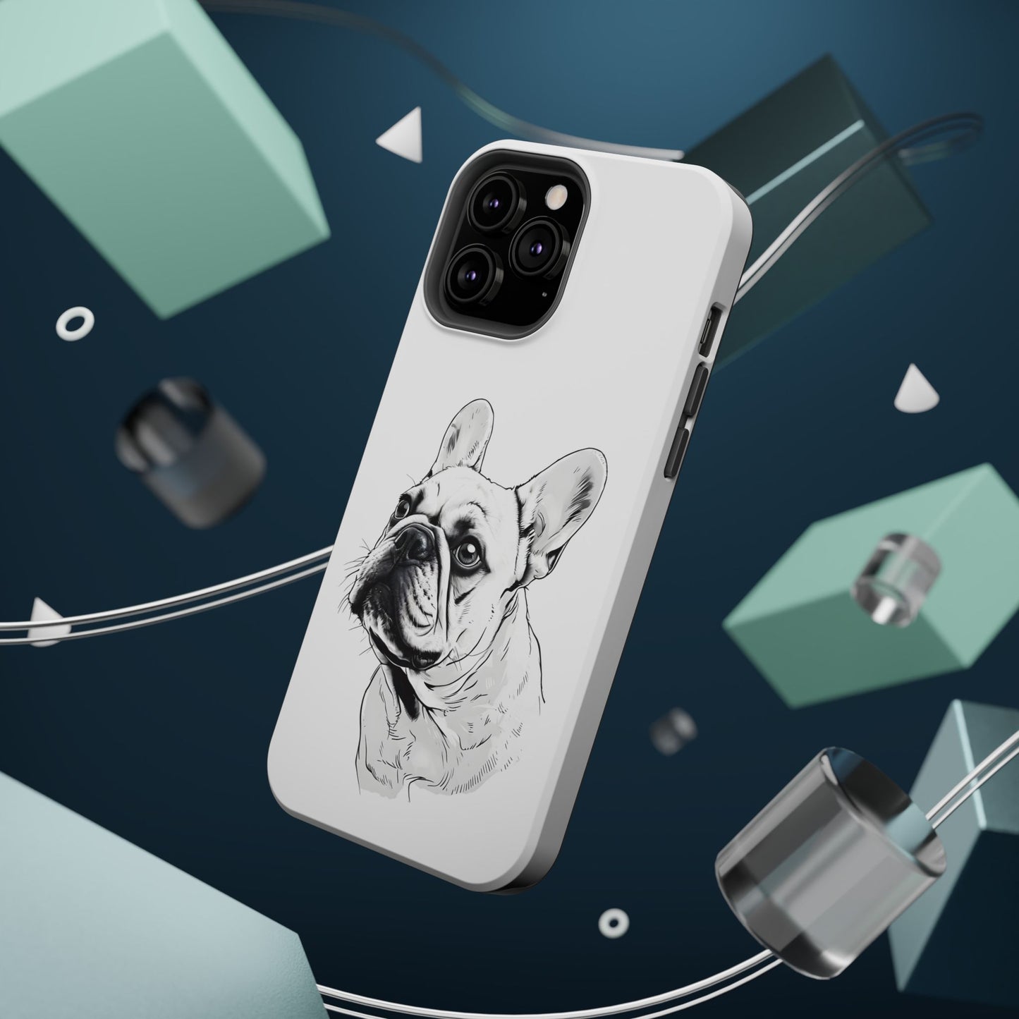 French Bulldog Magnetic Phone Case, Custom Pet Case, Durable Phone Accessories, Gift for Dog Lovers, Unique Phone Protection