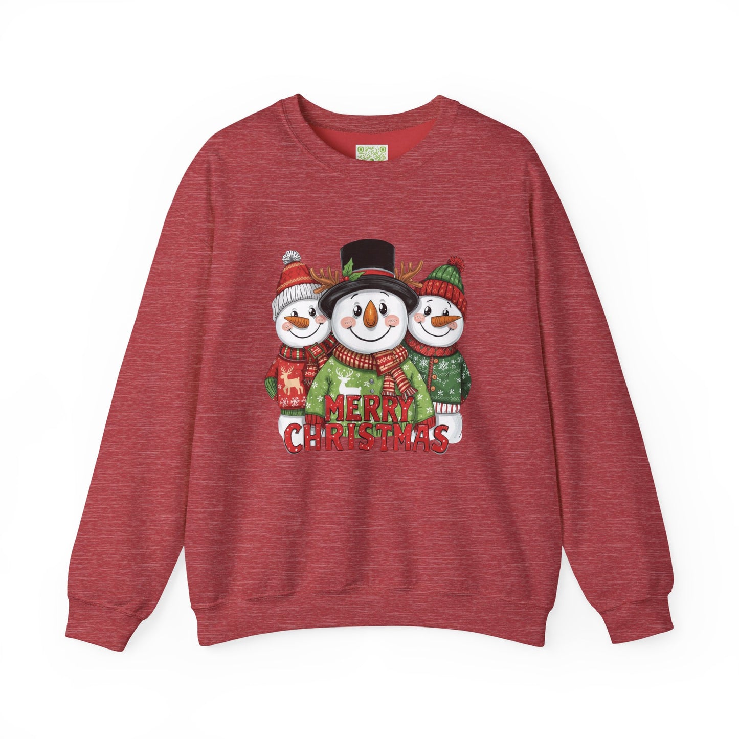Merry Christmas Snowman Sweatshirt, Funny Snowman Shirt, Snowman Apparel, Cute Let It Snow Top, Snowman Lover Gift, Snowman Gift For Her, Kitschy Christmas Gift