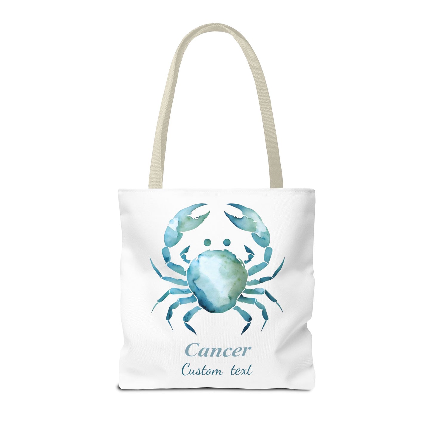 Cancer Zodiac Personalized Tote Bag, Astrology Lover Gift, Artistic Tote Bag, Trendy Tote Bag, Weekender Bag