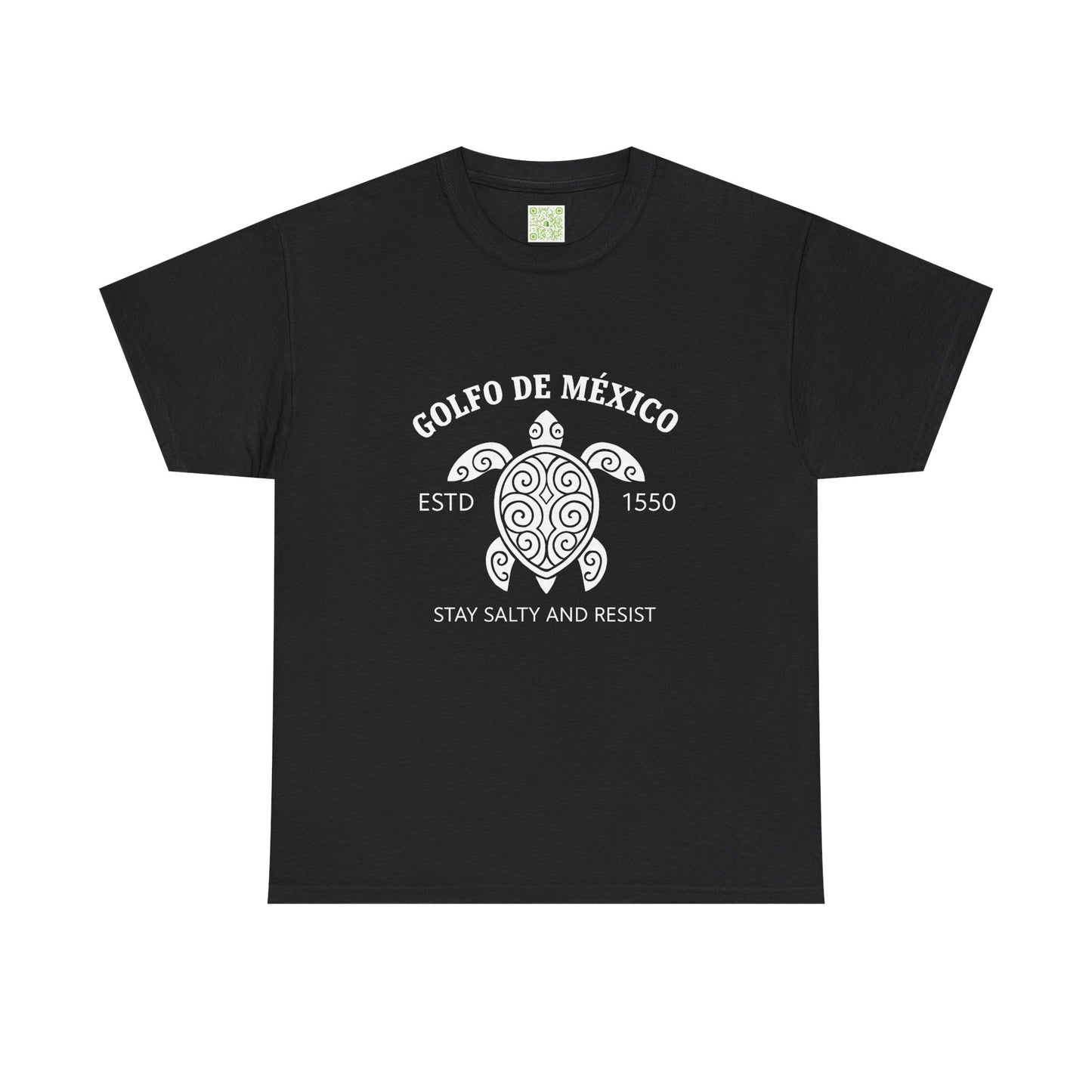 Gulf of Mexico Turtle Cotton Tee, Golfo de Mexico, Stay Salty Shirt, Sea Turtle Shirt, Turtle Shirt, Conversation Starter
