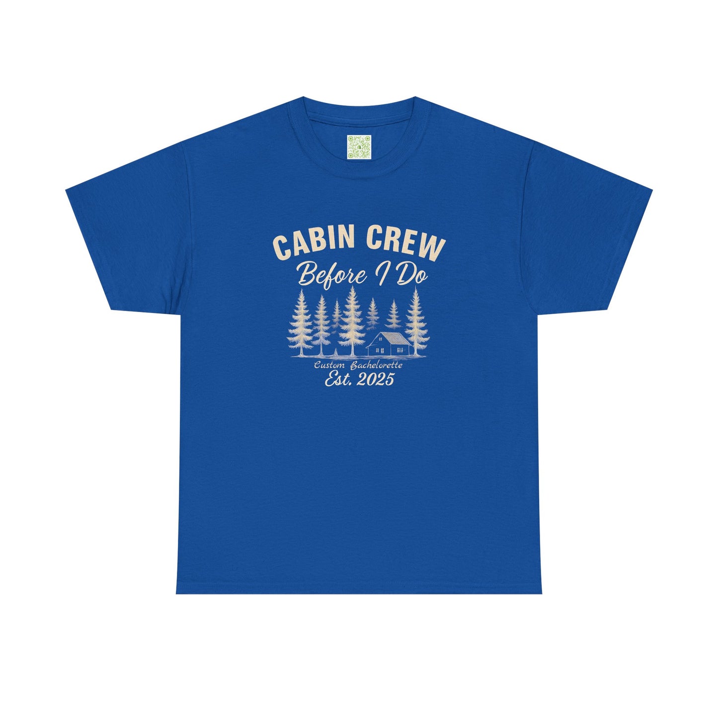 Bachelorette Cabin Crew Cotton Tee, Bachelorette Shirt, Camp Bachelorette, Bridesmaids Shirt, Mountain Bride Shirt