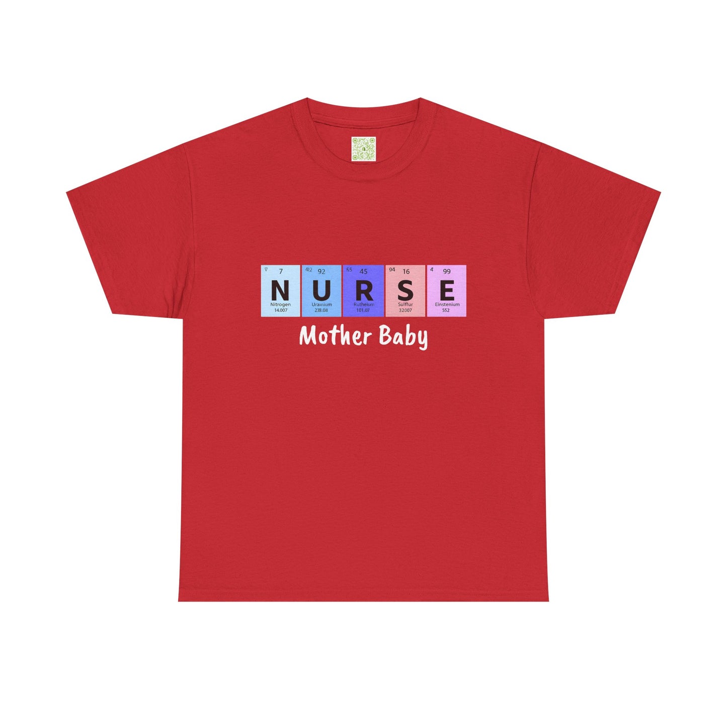 Postpartum Nurse Periodic Table Elements Tee,  Mother Baby Nurse Shirt, Nurse Practitioner, Unisex Tee Gift