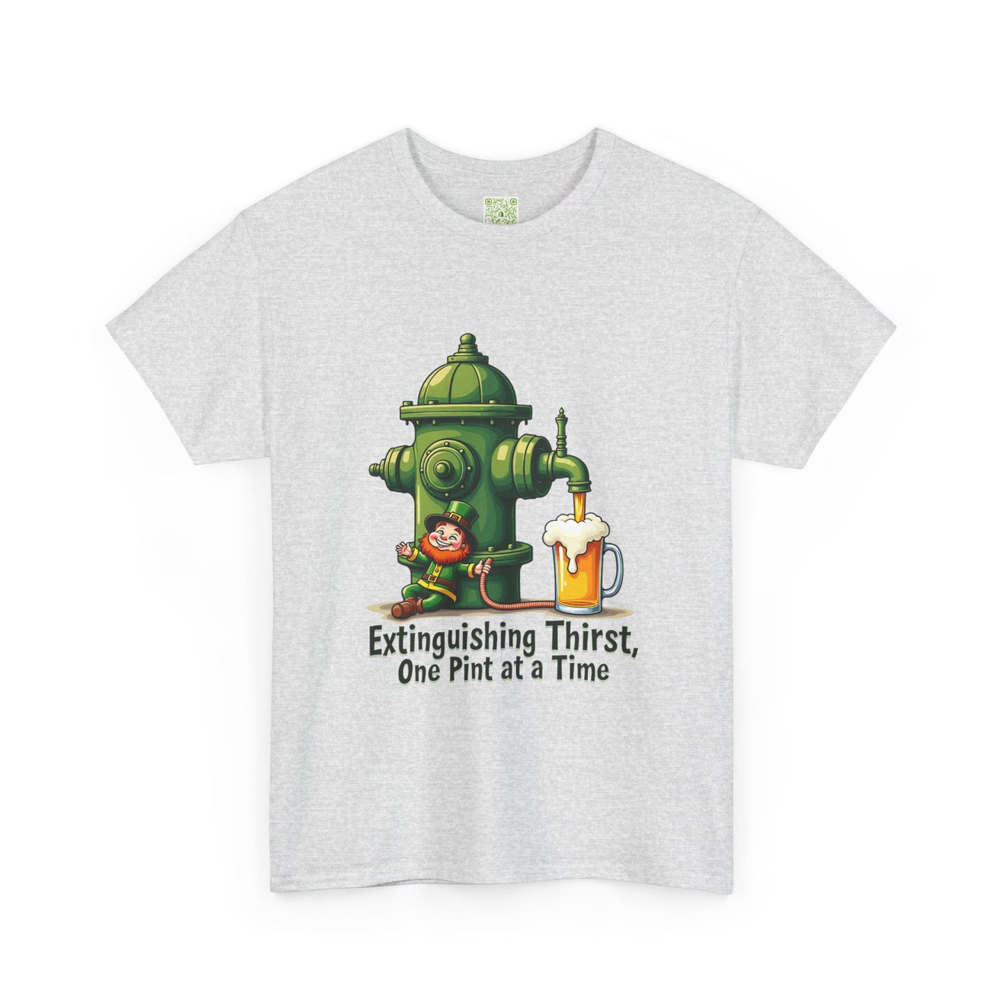 Funny Extinguishing Thirst Unisex Heavy Cotton Tee - Perfect for Pub Lovers, Beer Enthusiasts, Party Goers, Gift, Unisex