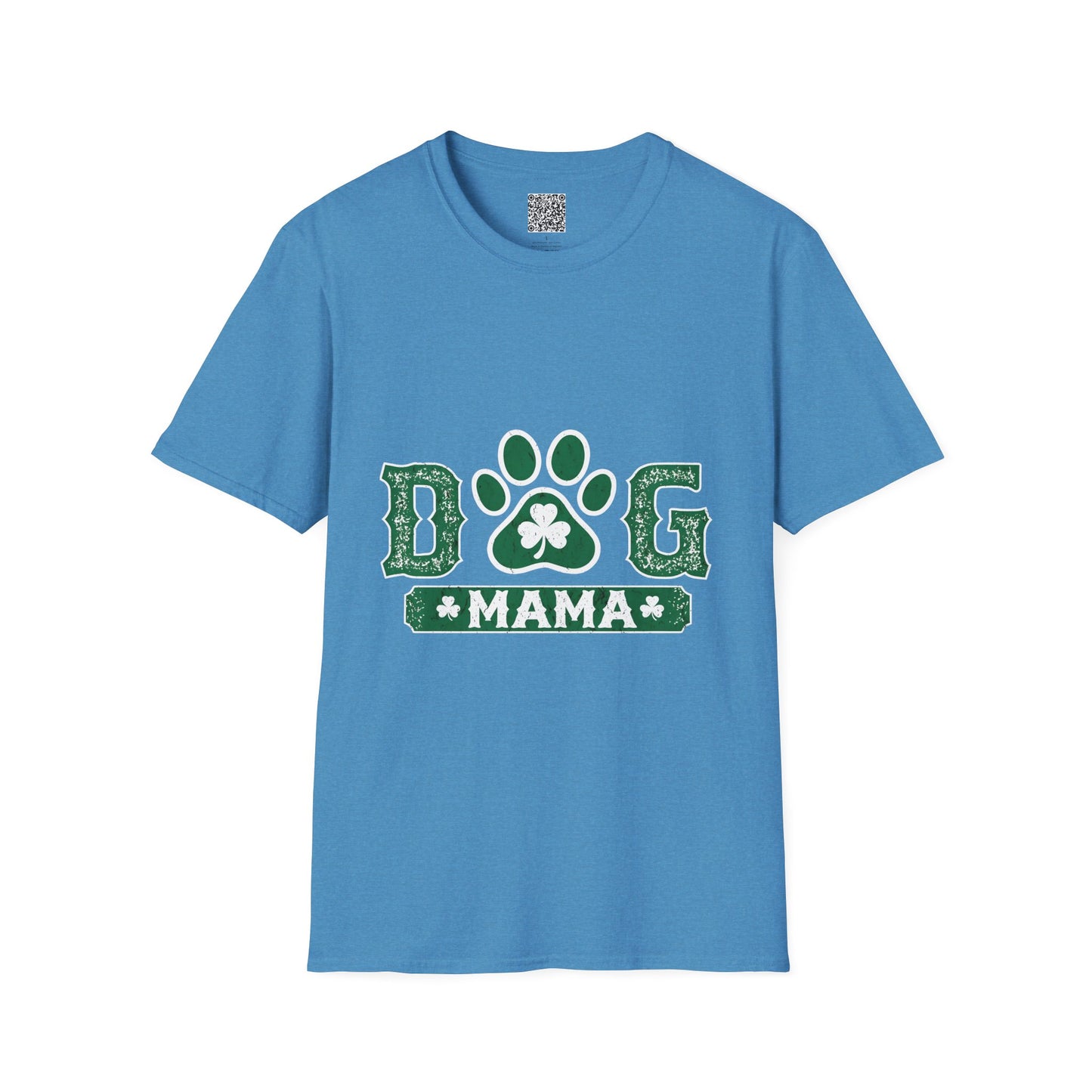 Dog Mama T-Shirt - Unisex Pet Lover Tee, Dog Paw Print Shirt, Dog Mom Gift, Casual Wear for Animal Lovers
