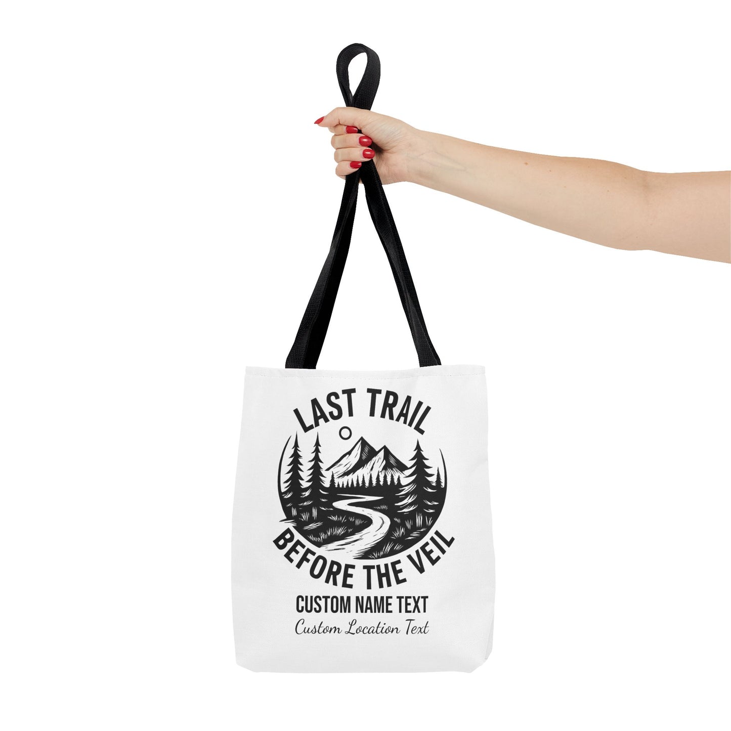 Bachelorette Last Trail Before the Veil Tote, Bride Tote Bag, Bridesmaid Tote Bags, Hen Party Favors, Bride Squad