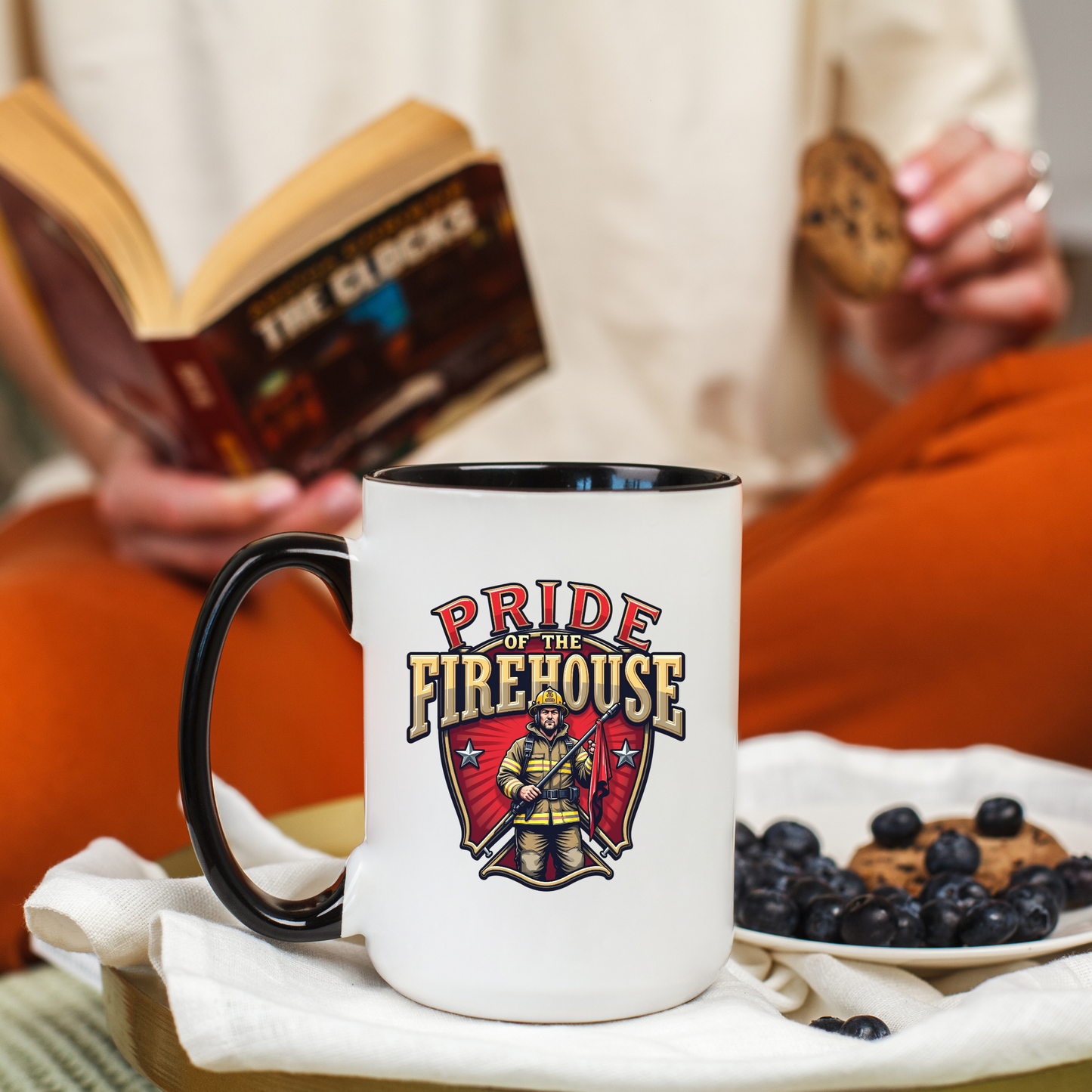 Firefighter Pride Mug, Firewoman Gift, Fireman Gift, Fire Rescue Mug, Firefighter Gift, Thin Red Line, First Responder Gift