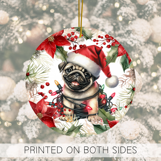 Rottweiler Holiday Ornament, Rottweiler Owner Gift, Christmas Ornament, Custom Dog Ornament, Rottie Decoration