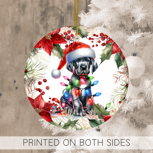 Great Dane Holiday Ornaments, Great Dane Ornament, Dog Mom Gift, Dog Dad, Dog Lover Gift, Christmas Gift, Dogs