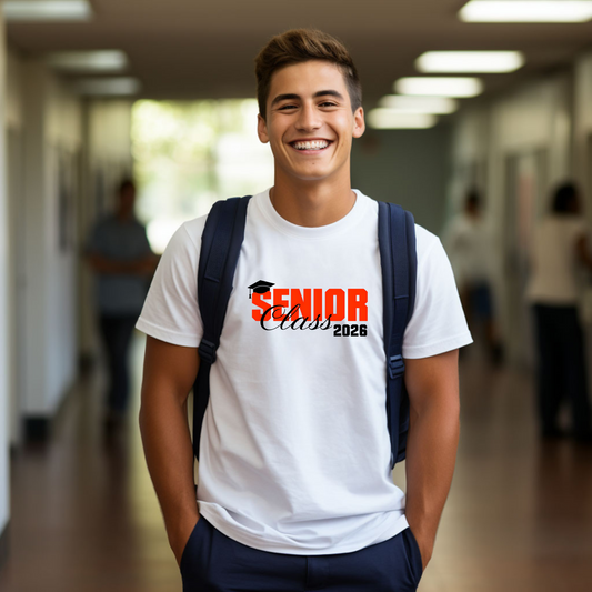 Senior Class 2026 Unisex Heavy Cotton Tee - Graduation Shirt, Senior Celebration Tee, Class of 2026 Apparel, Graduation Gift, School [...]